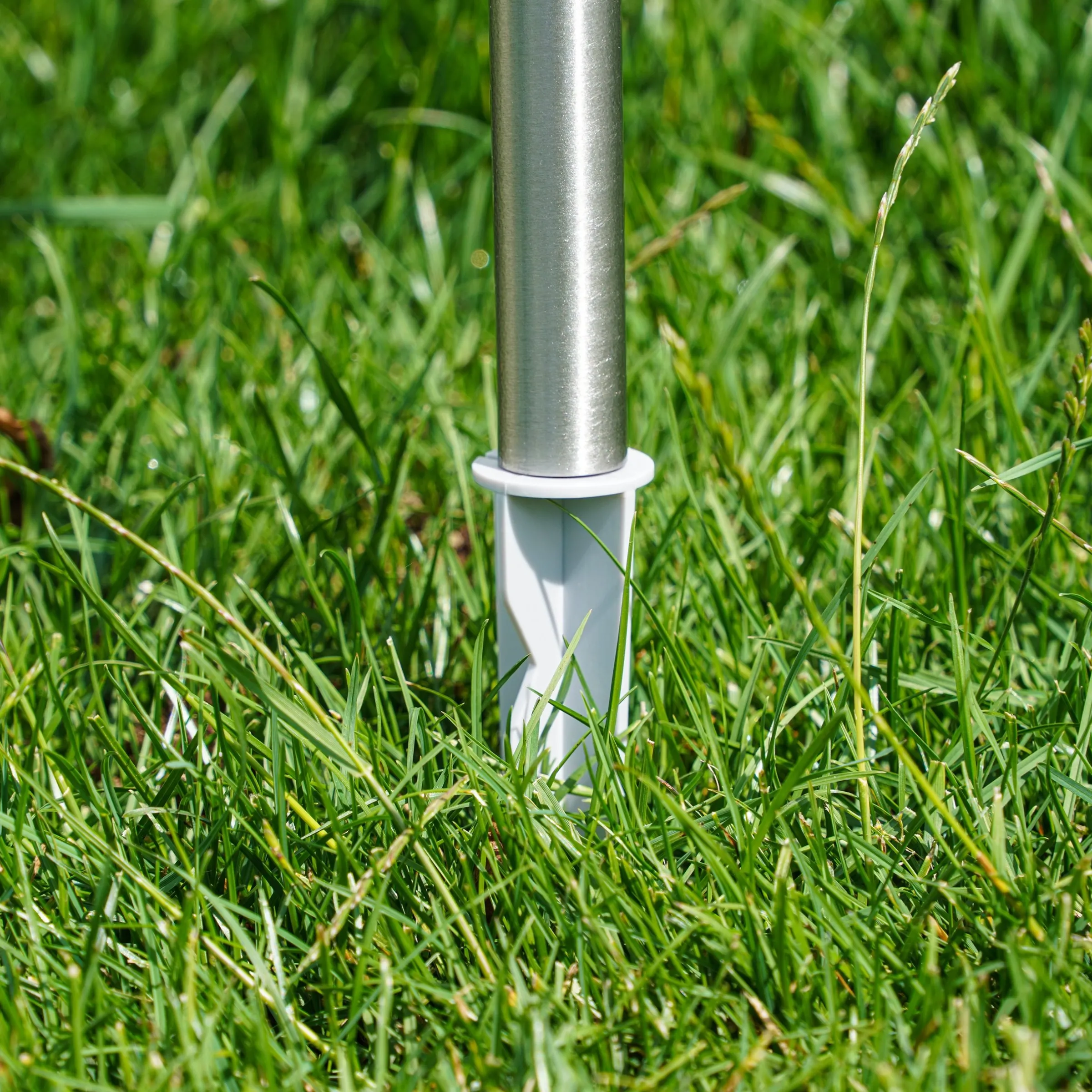 Solar Stableuchte Swing 38 cm DuoColor Edelstahl