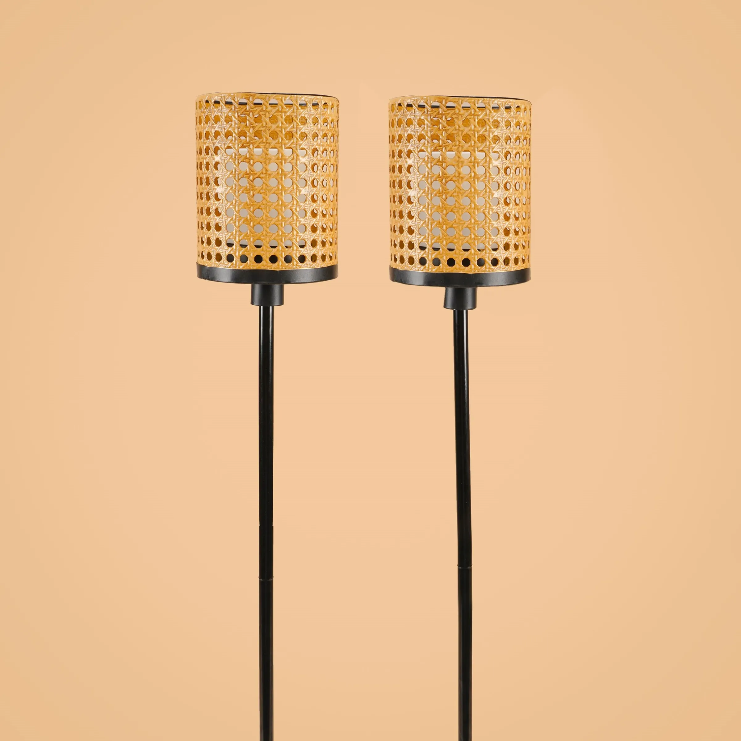 Solar Stab-Windlichter Samoa im 2er-Set