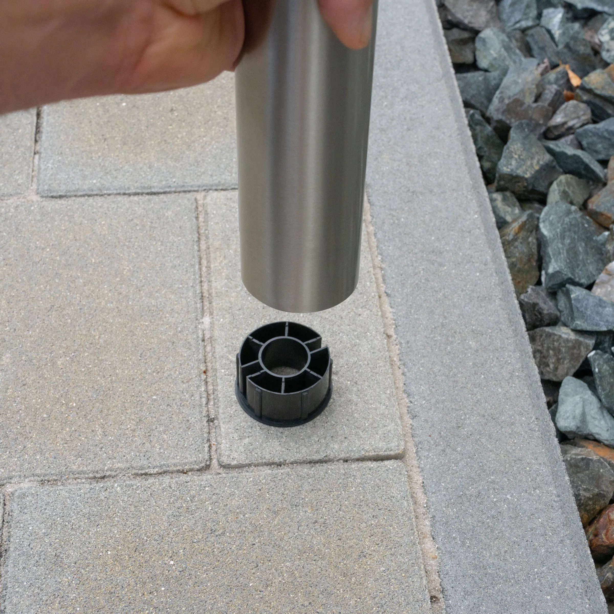 Solar Standleuchte Cortona 45 cm mit Bewegungssensor
