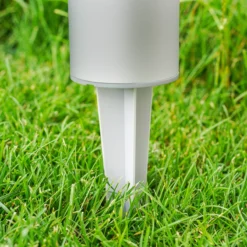 Solar Standleuchte Pole Light 30 bernsteinfarben