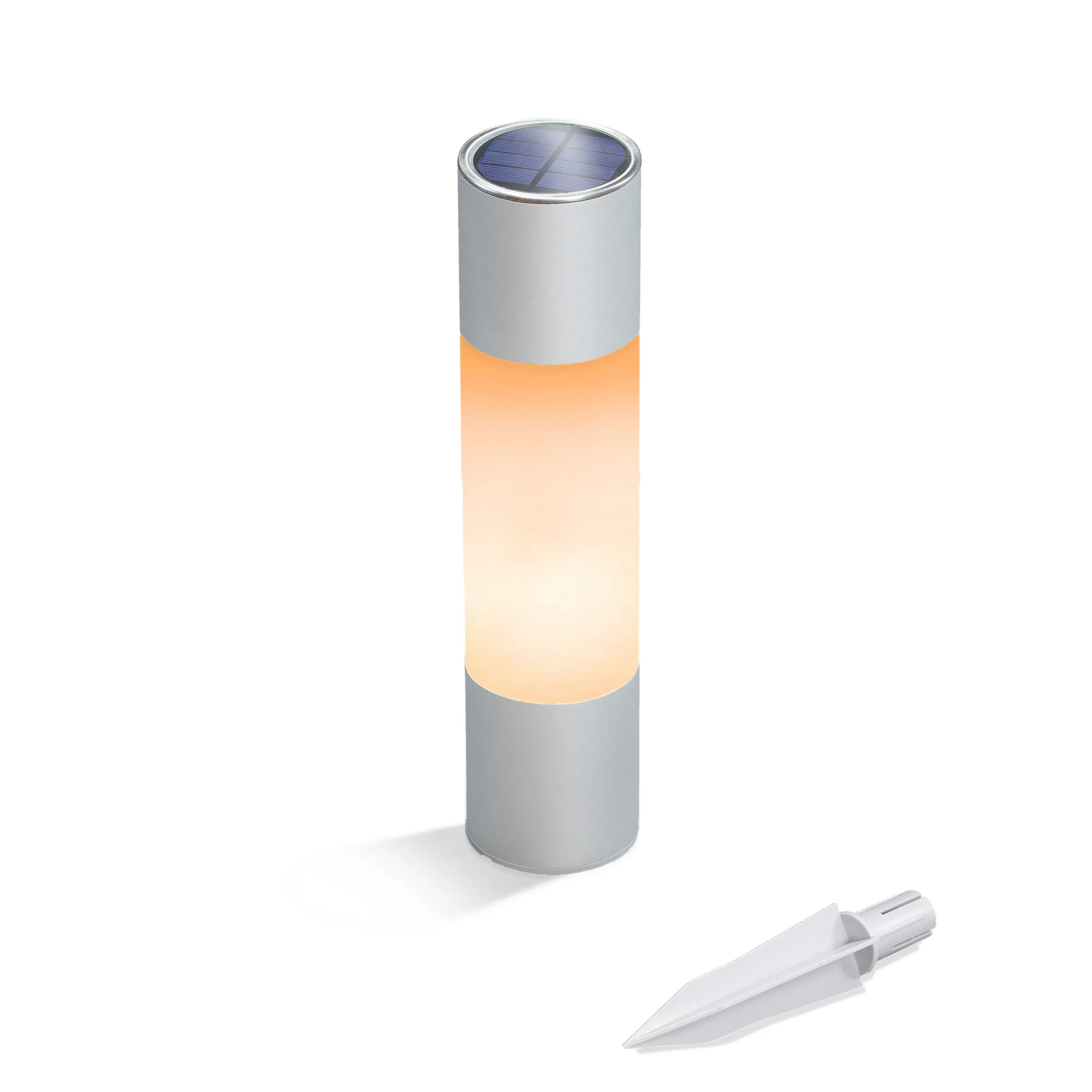Solar Standleuchte Pole Light 30 bernsteinfarben
