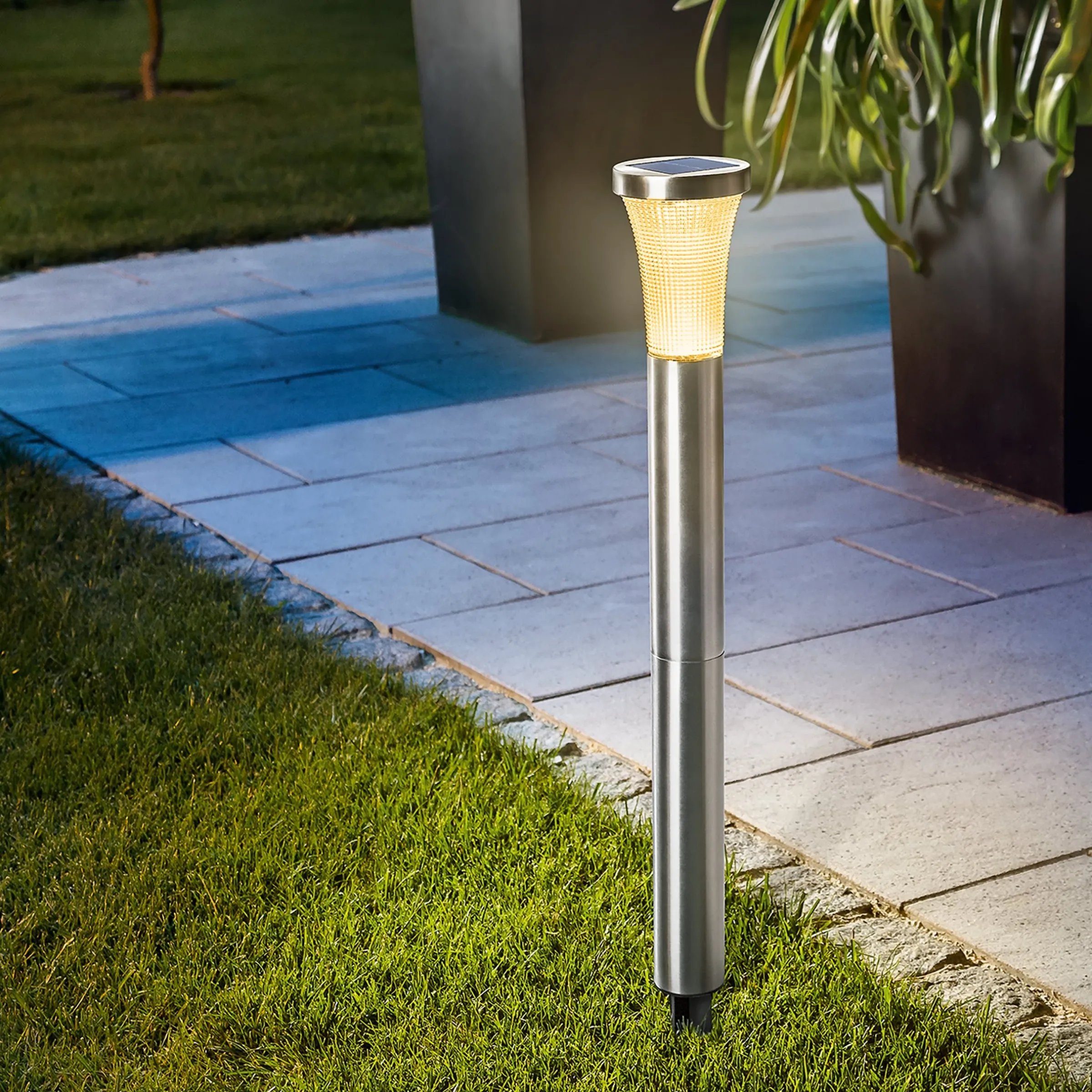 Solar Standleuchte Tower Light 58 cm DuoColor