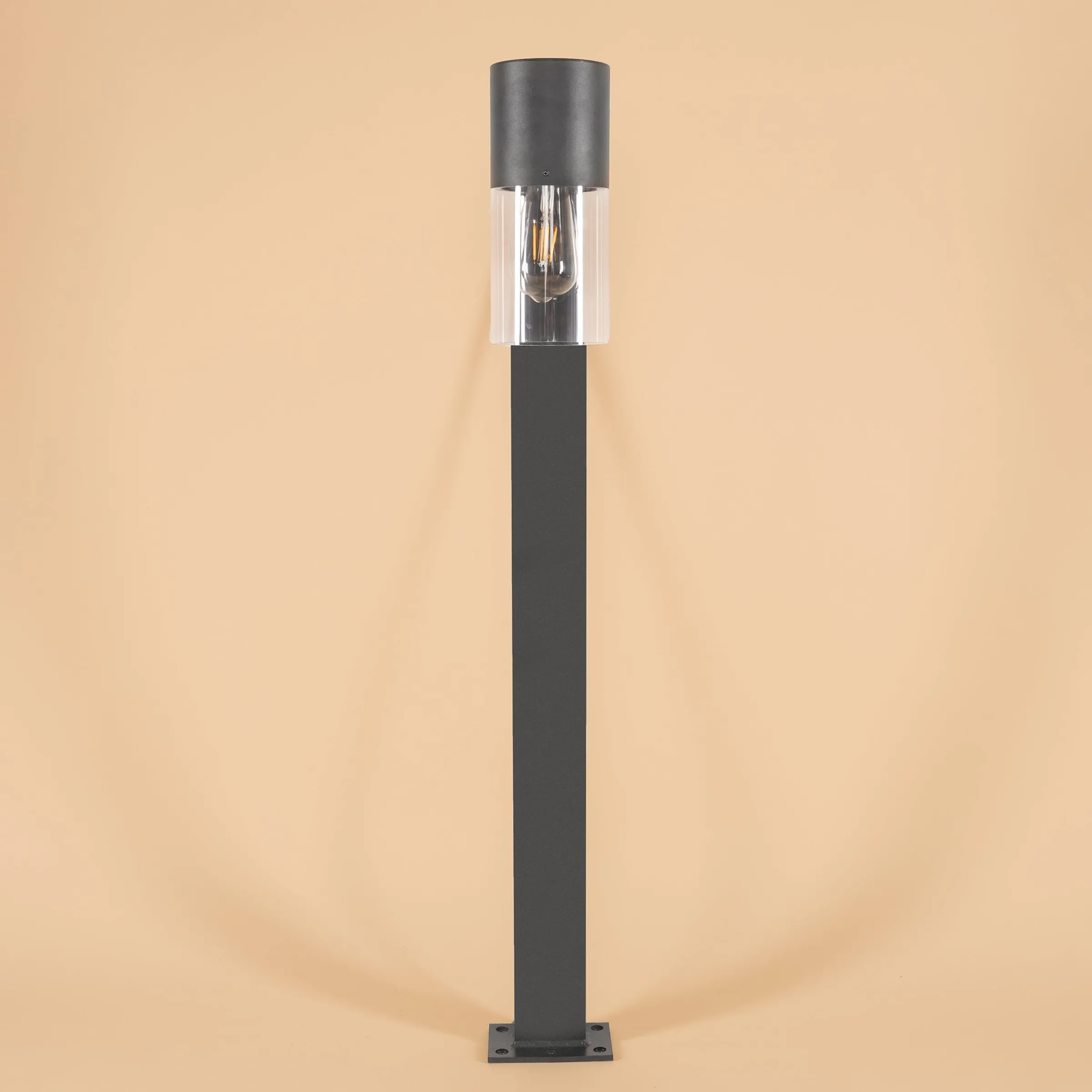 Solar Standleuchte Viola 100 cm mit LED-Glühbirne