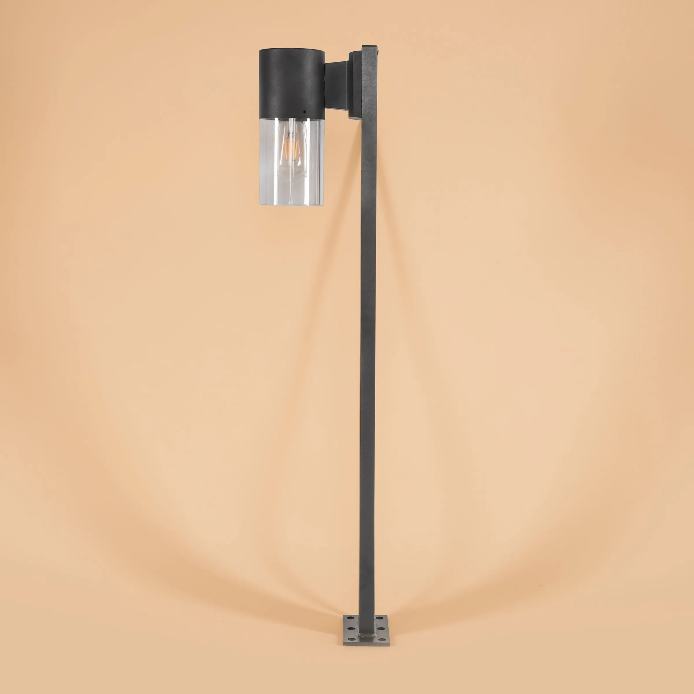 Solar Standleuchte Viola 100 cm mit LED-Glühbirne