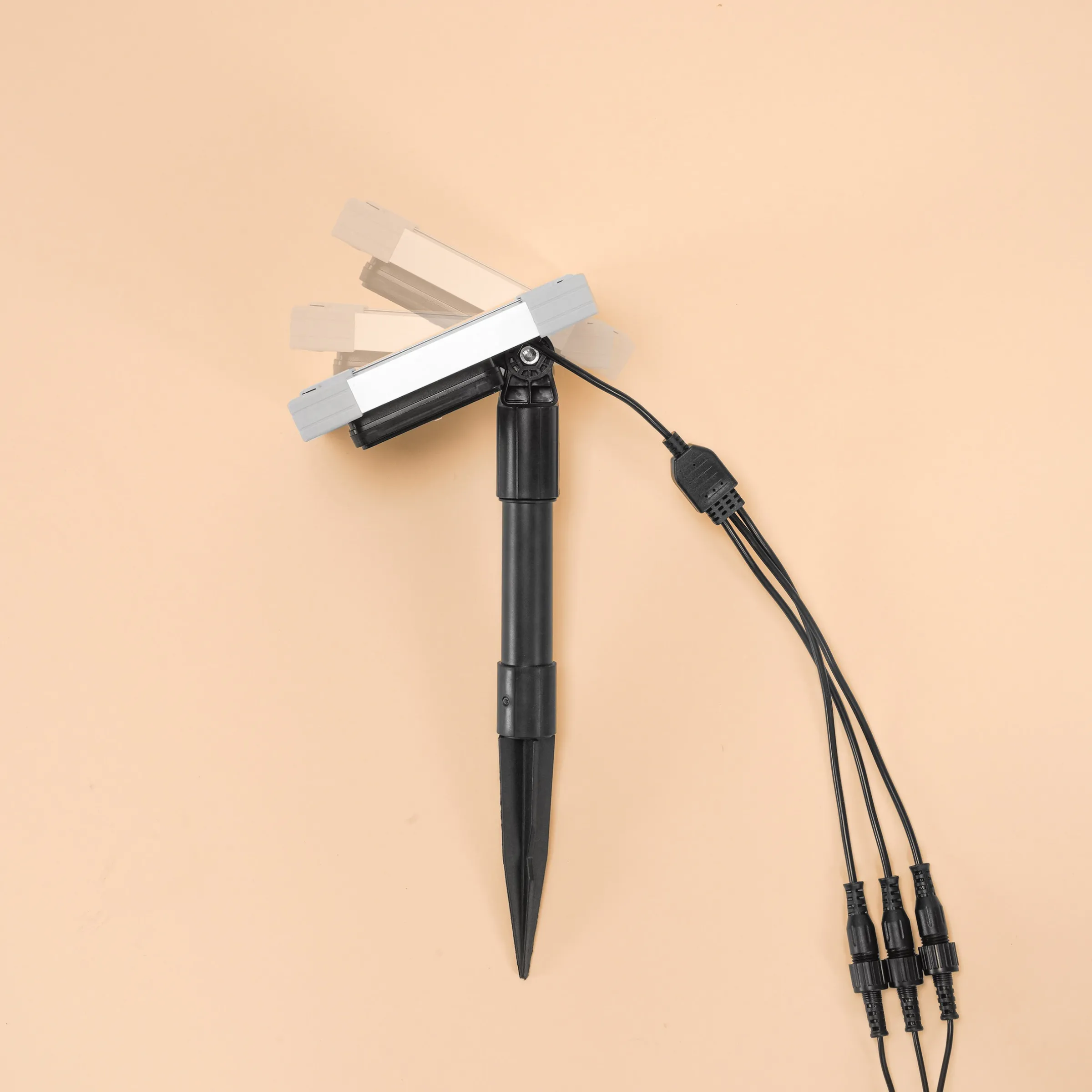 Solarstrahler Multispot Basic mit 3 Strahlern, 60 lm warmweiß
