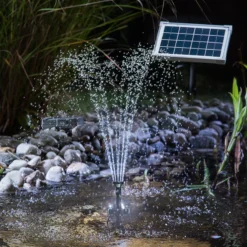 Solar Teichpumpenset 5/160 mit 1,5 Ah LiFePO4 Akkuspeicher