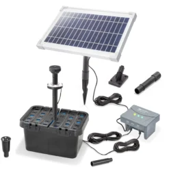 Solar Unterwasserfilter-Set 8/400 mit 4 Ah LiFePO4-Akkuspeicher