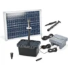 Solar Unterwasserfilter-Set 25/700 mit 6 Ah LiFePO4-Akkuspeicher