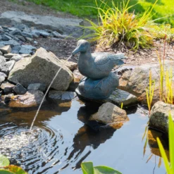 Solar Wasserspeier-Set Ente Samuel