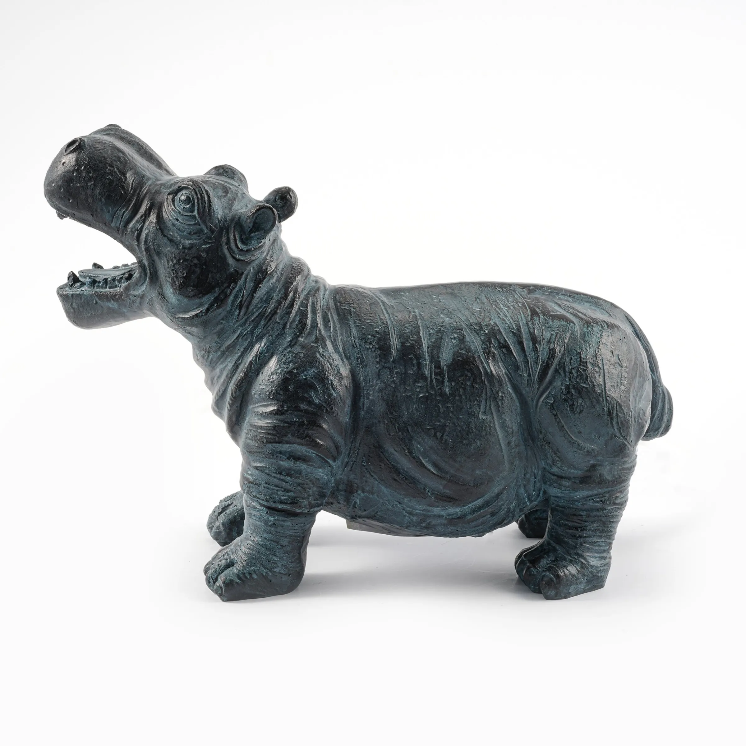Solar Wasserspeier-Set Flusspferd Hippo