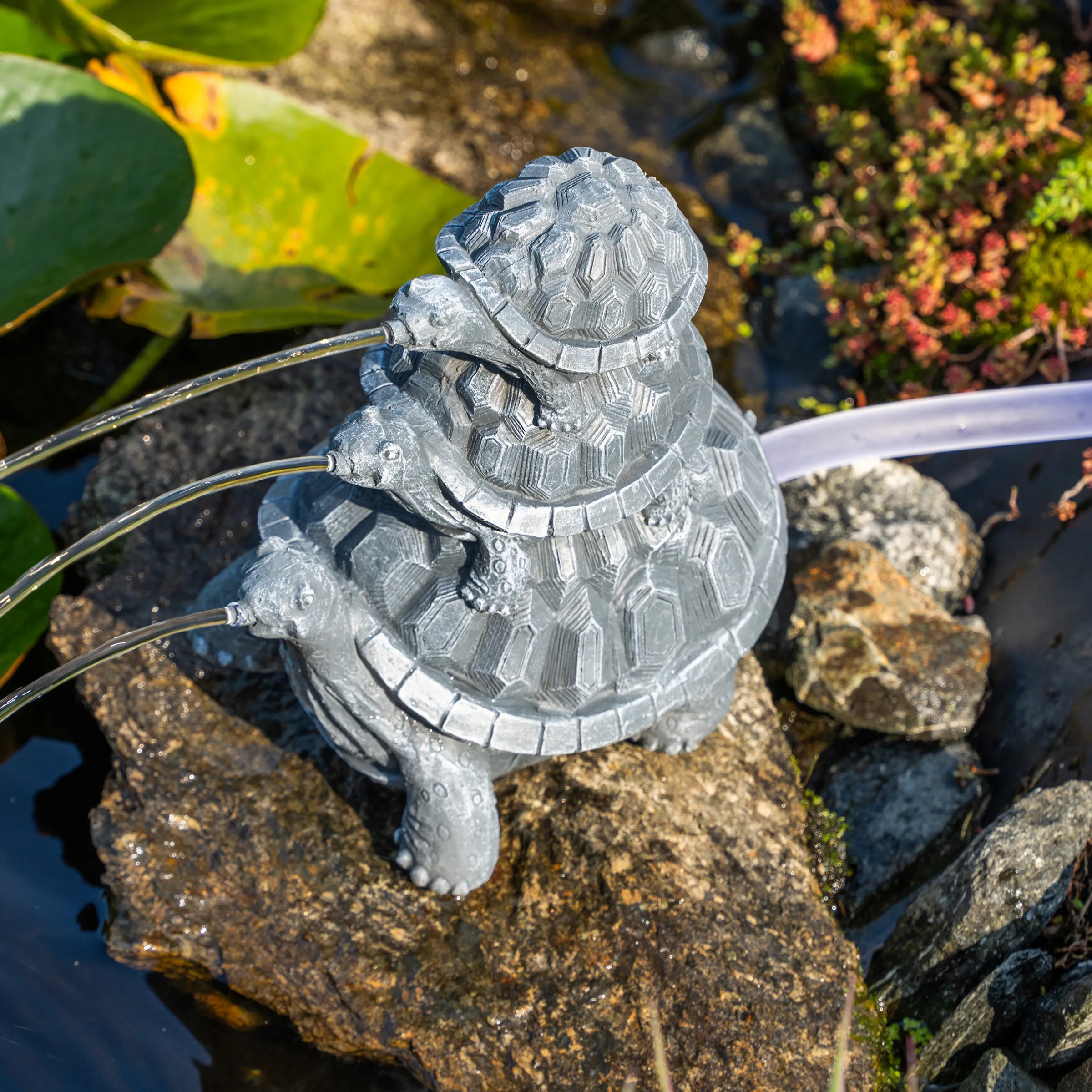 Solar Wasserspeierset Schildkröten Trio