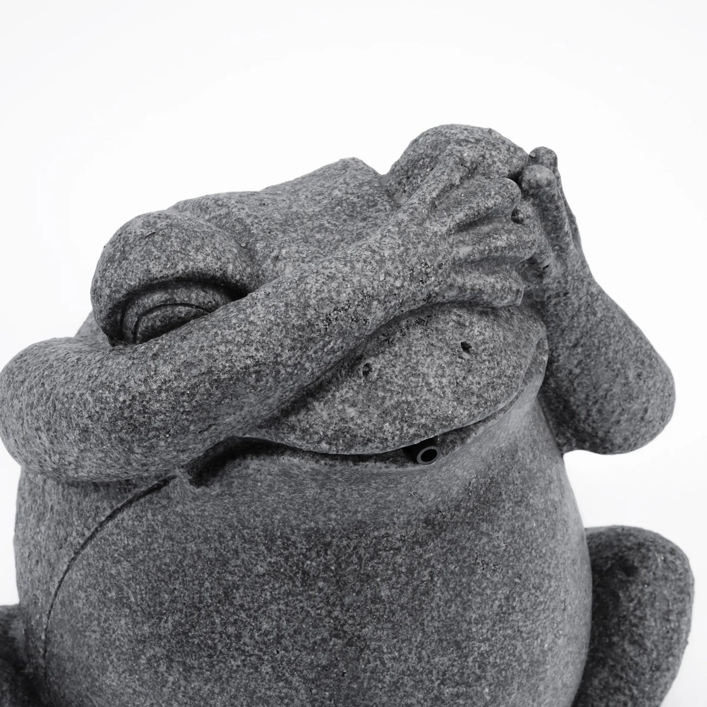 Solar Wasserspeier-Set sitzender Frosch