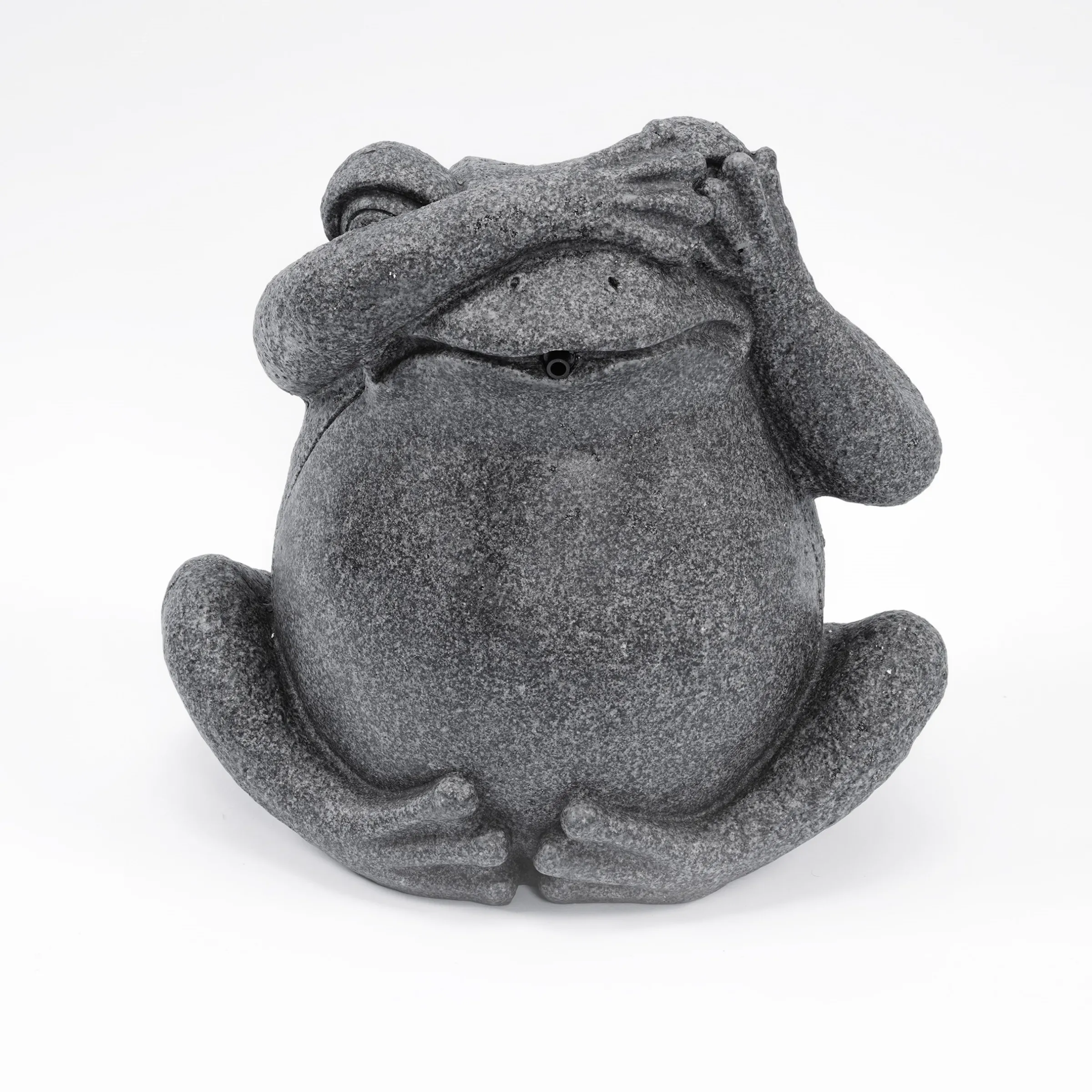 Solar Wasserspeier-Set sitzender Frosch