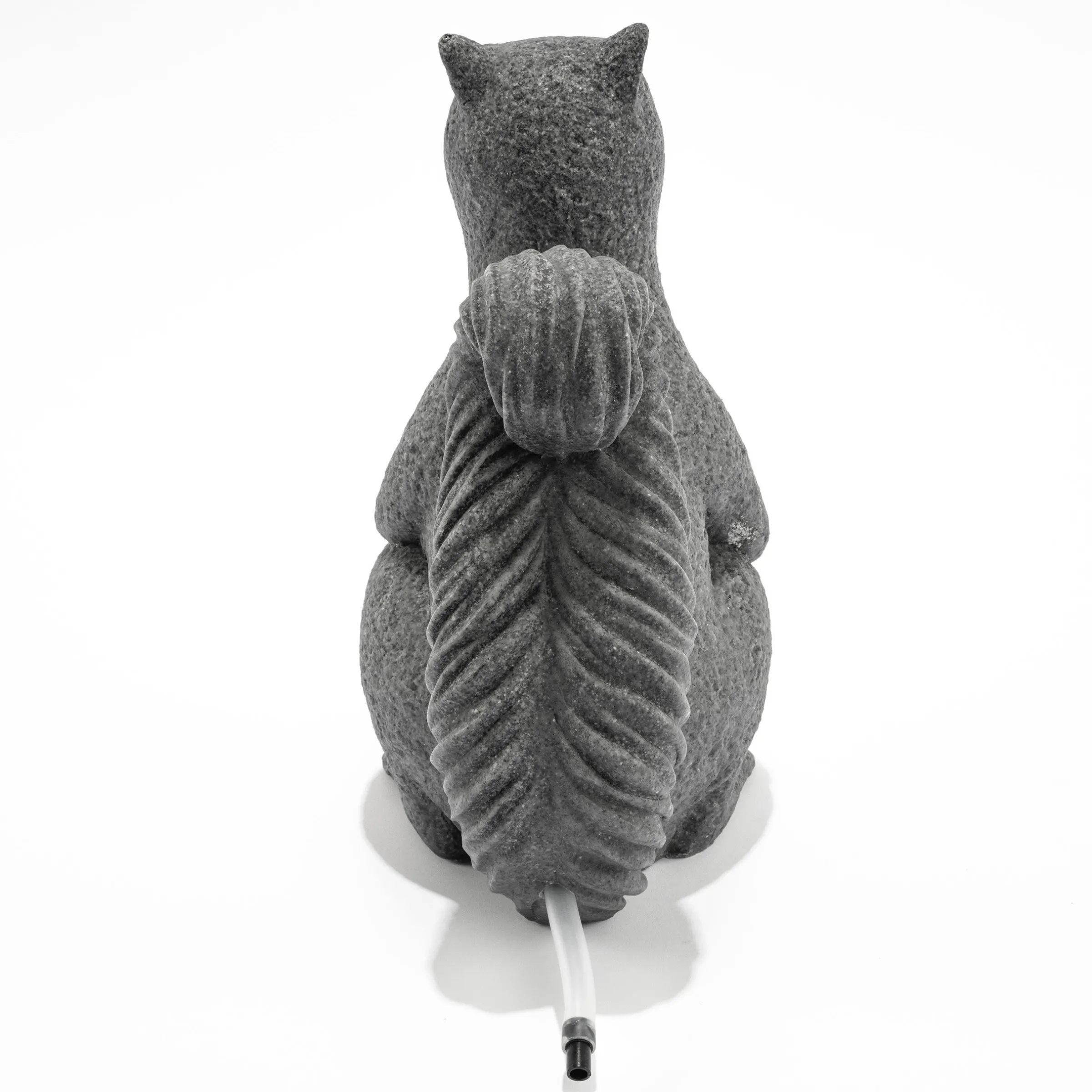 Solar Wasserspeier-Set sitzendes Einchhörnchen Puschel