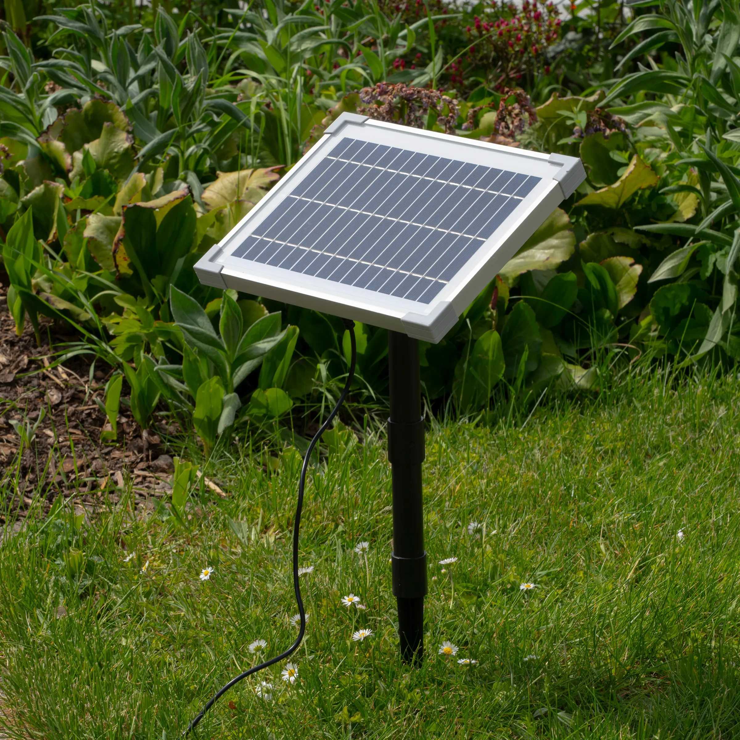 Solar Wasserspeierset stehender Elefant Temba