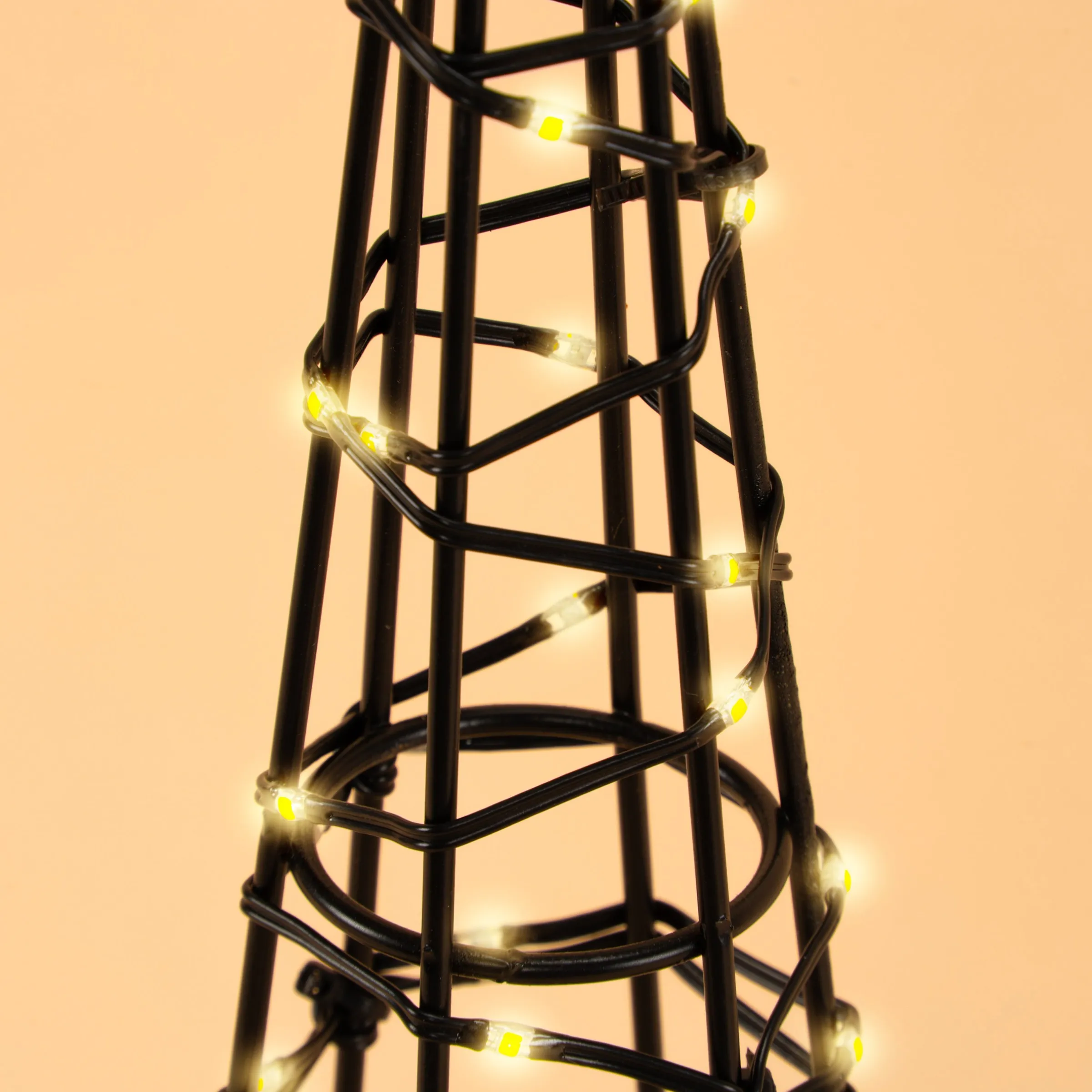Solar Weihnachtspyramiden im 2er-Set, Höhen 50 & 60 cm