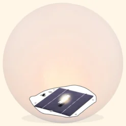 Stimmungsvolle Solarkugel Siena ⌀ 30 cm mit Fernbedienung