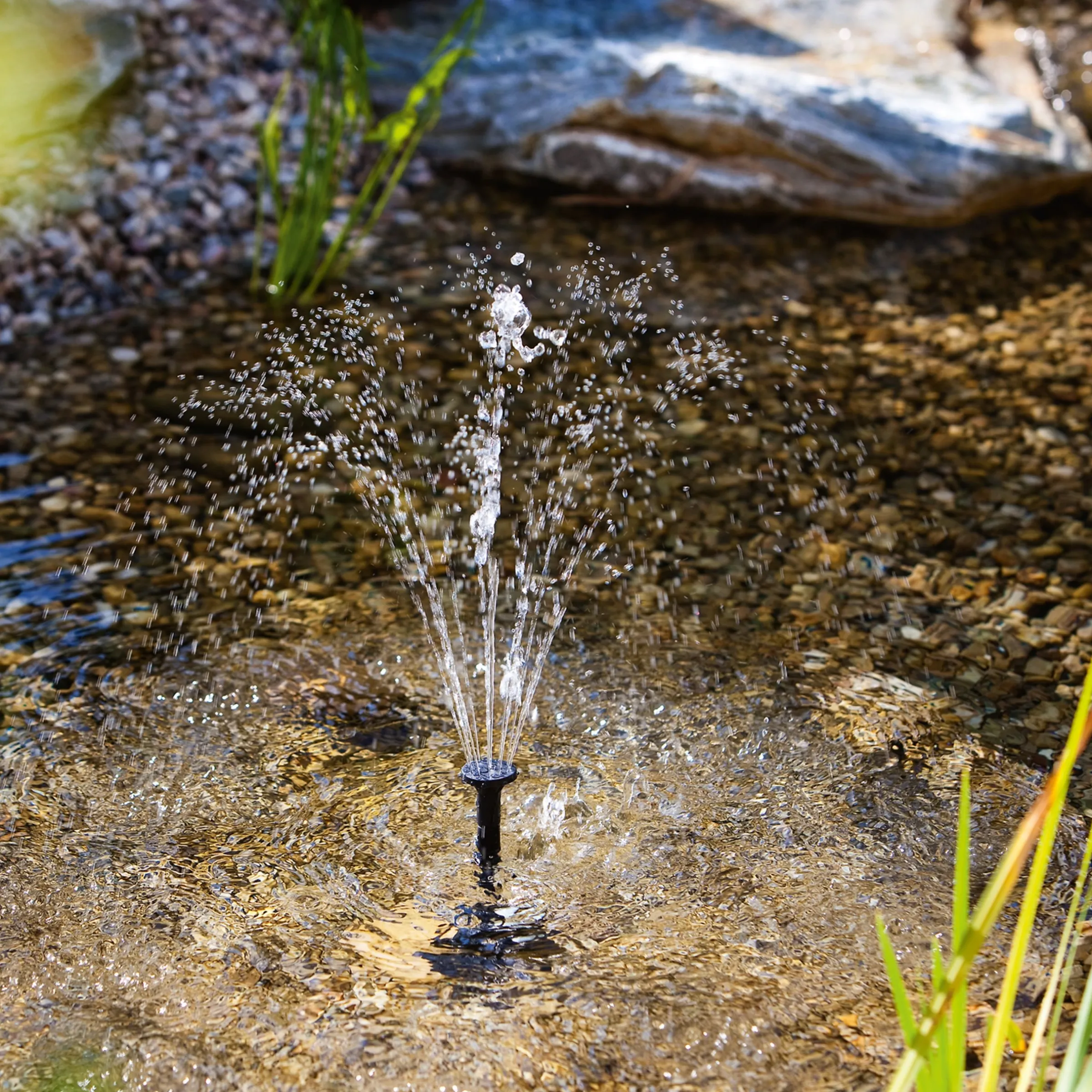 Teichpumpe Fontana mit Sprinklerset