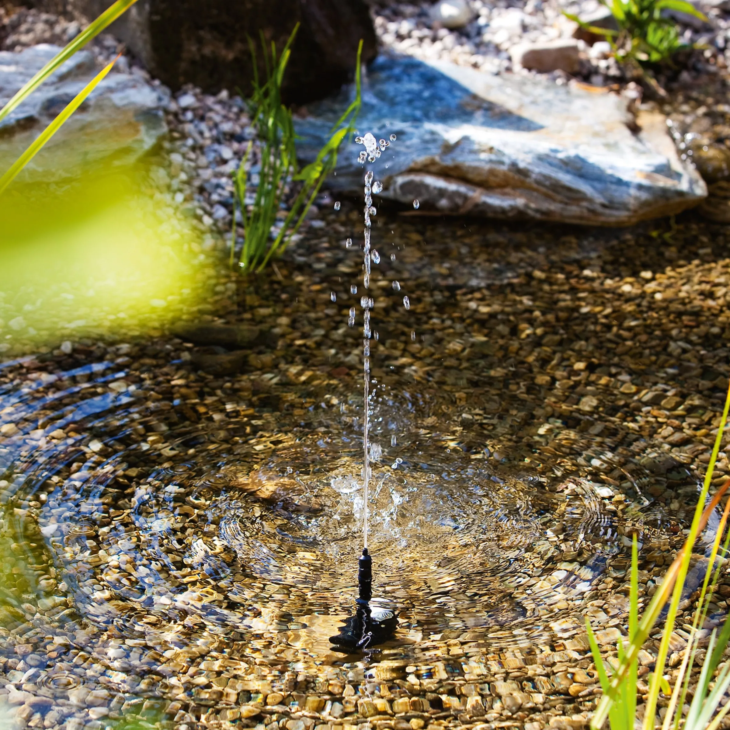 Teichpumpe Fountain 160/230 mit Sprinklerset