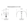 Teichpumpe WaterSplash 700/870 mit Sprinklerset