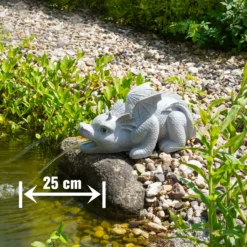 Wasserspeier-Figur Drache Grisu