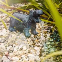 Wasserspeier-Figur Flusspferd Hippo