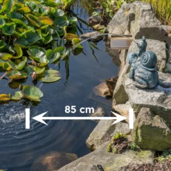 Wasserspeier-Figur Max und Moritz im Altkupfer-Design
