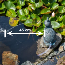 Wasserspeier-Figur Schnecke Emilius im Altkupfer-Design